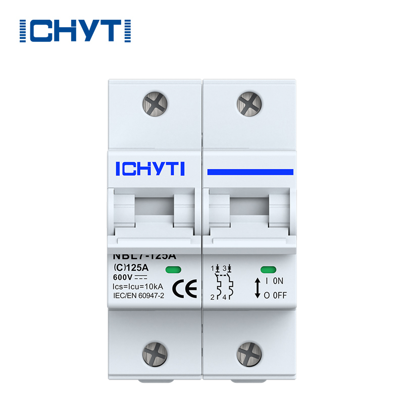 Non polarité 125A DC MCB